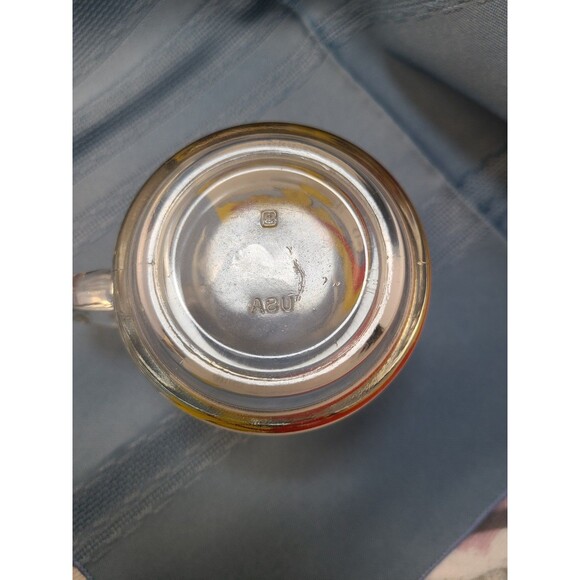 Vintage 1978 Garfield McDonald's Mug 8oz Anchor Hocking Hammock Glass - Picture 4 of 4